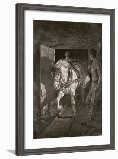 The Coal Strike, from 'The Year 1912', Published London, 1913-null-Framed Giclee Print