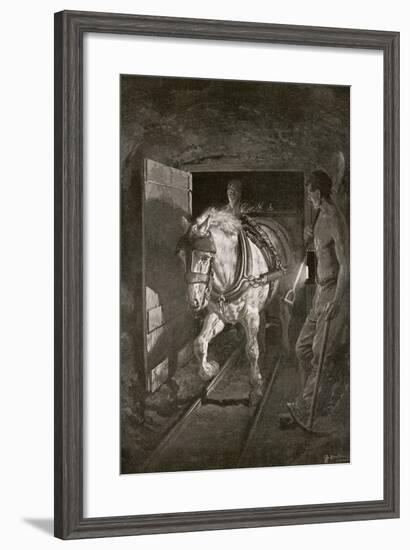 The Coal Strike, from 'The Year 1912', Published London, 1913-null-Framed Giclee Print