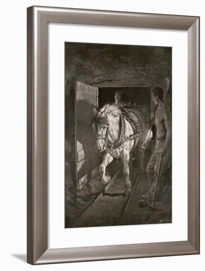 The Coal Strike, from 'The Year 1912', Published London, 1913-null-Framed Giclee Print