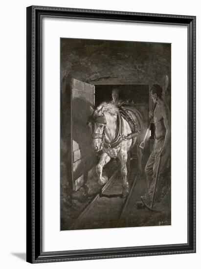 The Coal Strike, from 'The Year 1912', Published London, 1913-null-Framed Giclee Print