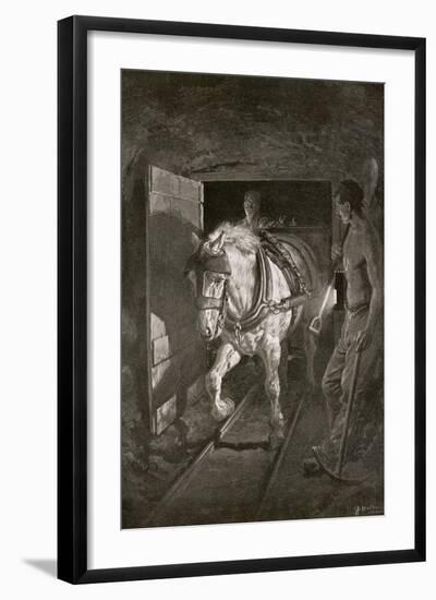 The Coal Strike, from 'The Year 1912', Published London, 1913-null-Framed Giclee Print