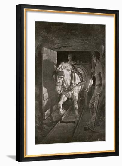 The Coal Strike, from 'The Year 1912', Published London, 1913-null-Framed Giclee Print