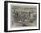 The Coal Strike, Miners Getting Surface Coal in Fields Near Sheffield-null-Framed Giclee Print