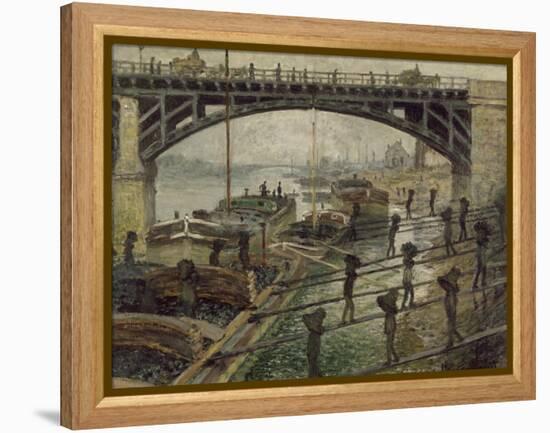 The Coalmen, C. 1875-Claude Monet-Framed Premier Image Canvas