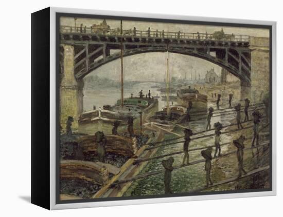 The Coalmen, C. 1875-Claude Monet-Framed Premier Image Canvas