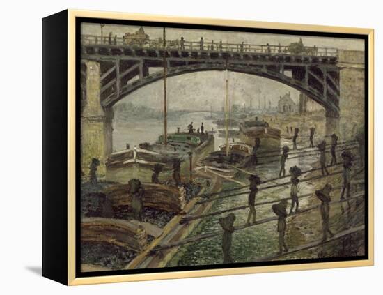 The Coalmen, C. 1875-Claude Monet-Framed Premier Image Canvas