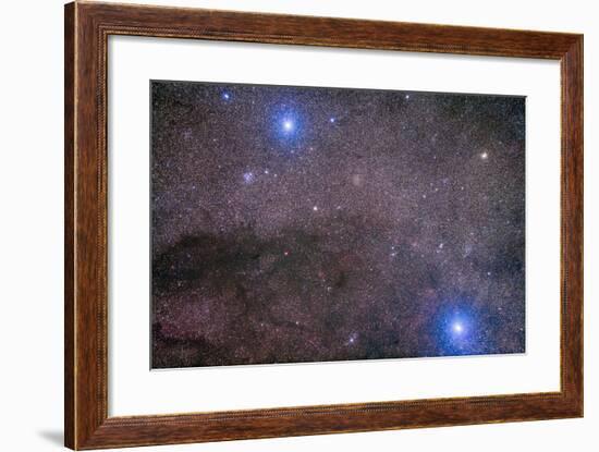 The Coalsack and Jewel Box Cluster in the Southern Cross-Stocktrek Images-Framed Photographic Print