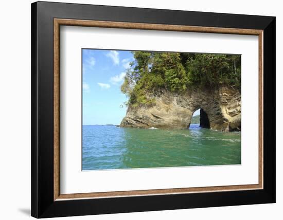 The Coast between Dominical and Uvita.-Stefano Amantini-Framed Photographic Print