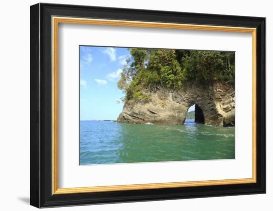 The Coast between Dominical and Uvita.-Stefano Amantini-Framed Photographic Print