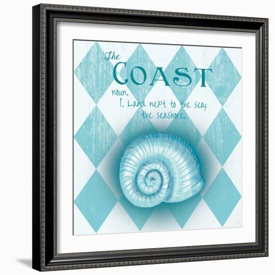 The Coast Border-Andi Metz-Framed Art Print