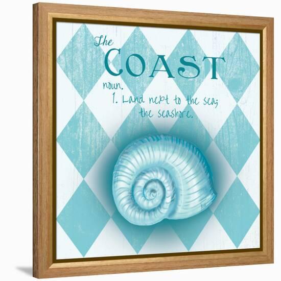 The Coast Border-Andi Metz-Framed Stretched Canvas