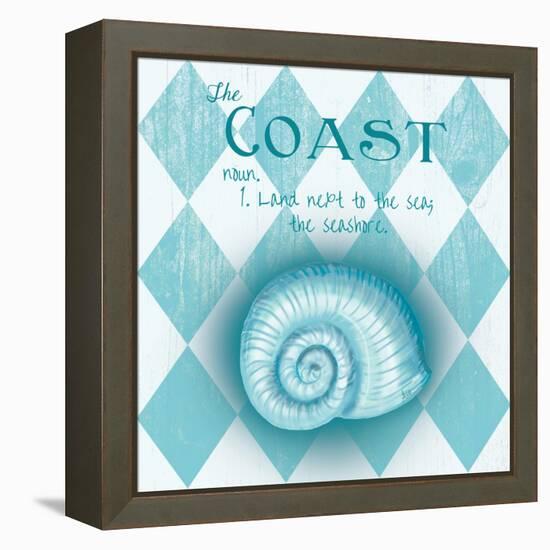 The Coast Border-Andi Metz-Framed Stretched Canvas