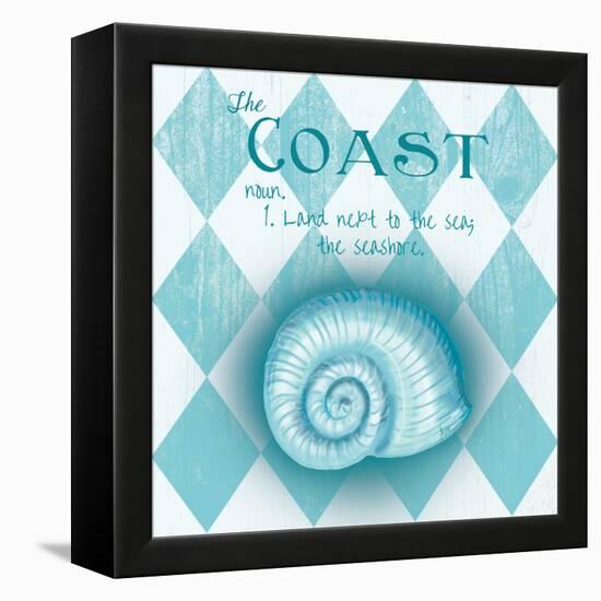 The Coast Border-Andi Metz-Framed Stretched Canvas