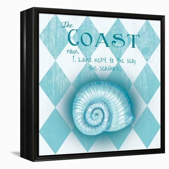 The Coast Border-Andi Metz-Framed Stretched Canvas