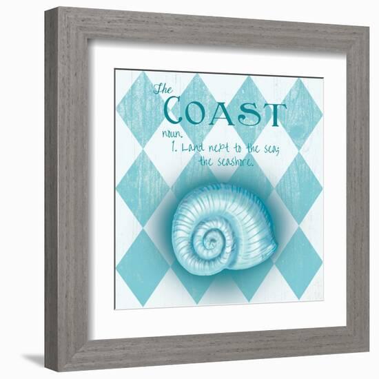 The Coast Border-Andi Metz-Framed Art Print