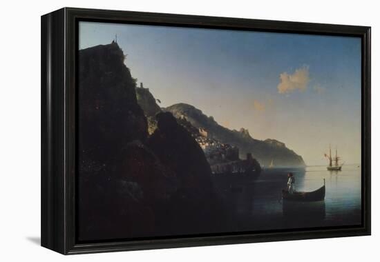 The Coast Near Amalfi, 1841-Ivan Konstantinovich Aivazovsky-Framed Premier Image Canvas