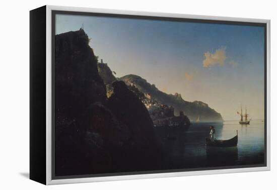 The Coast Near Amalfi, 1841-Ivan Konstantinovich Aivazovsky-Framed Premier Image Canvas