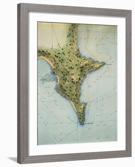 The Coast of Dakar, Senegal, from the Senegal Atlas, 1817-null-Framed Giclee Print