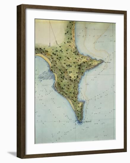 The Coast of Dakar, Senegal, from the Senegal Atlas, 1817-null-Framed Giclee Print