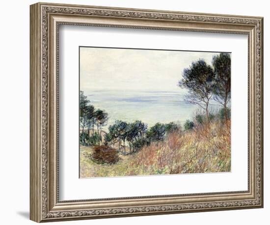 The Coast of Varengeville, 1882-Claude Monet-Framed Giclee Print