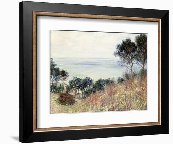 The Coast of Varengeville, 1882-Claude Monet-Framed Giclee Print