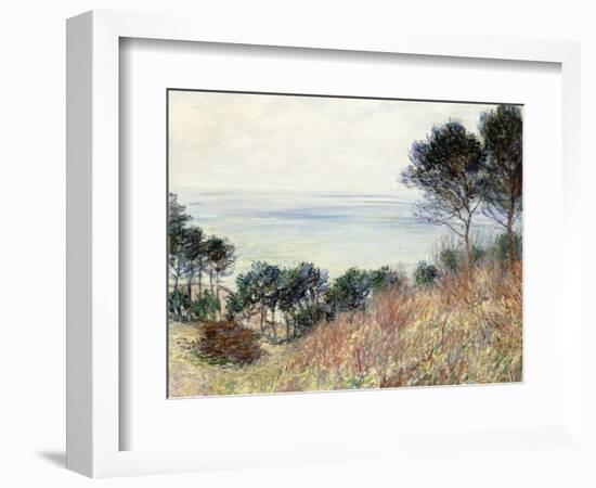 The Coast of Varengeville, 1882-Claude Monet-Framed Giclee Print