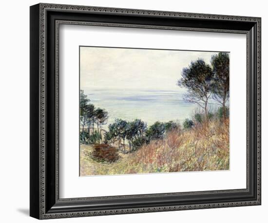 The Coast of Varengeville, 1882-Claude Monet-Framed Giclee Print