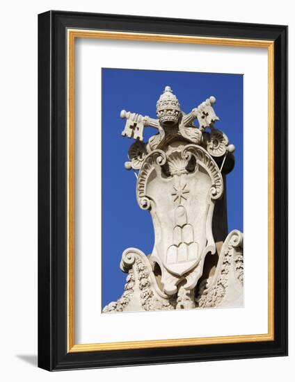 The Coats of Arms of the Holy See and Vatican City State-Stuart Black-Framed Photographic Print