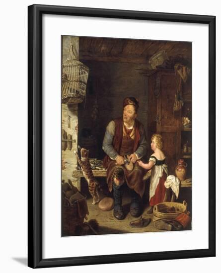 The Cobbler, 1839-Alexander Fraser-Framed Giclee Print