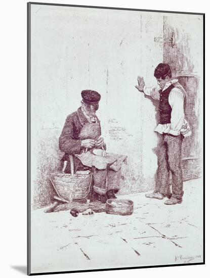 The Cobbler, 1908-Antonio Pirandello-Mounted Giclee Print