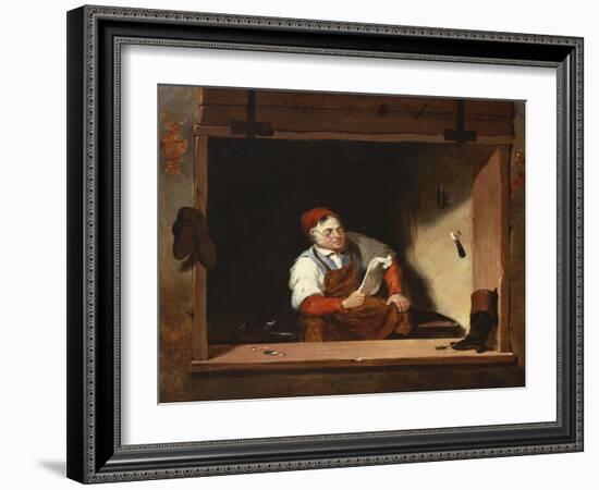 The Cobbler-Francis William Edmonds-Framed Giclee Print