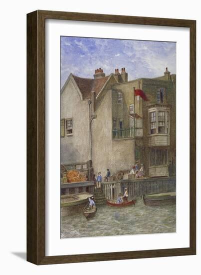 The Cock Inn, St Katherine's Way, Stepney, London, C1868-JT Wilson-Framed Giclee Print