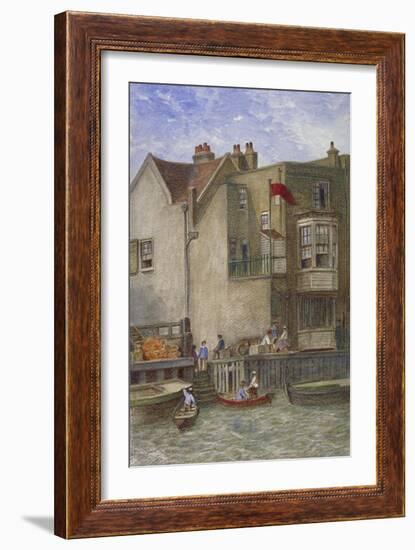 The Cock Inn, St Katherine's Way, Stepney, London, C1868-JT Wilson-Framed Giclee Print