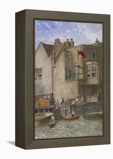 The Cock Inn, St Katherine's Way, Stepney, London, C1868-JT Wilson-Framed Premier Image Canvas