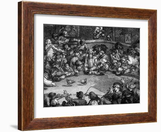 The Cock-Pit, 1759-William Hogarth-Framed Giclee Print