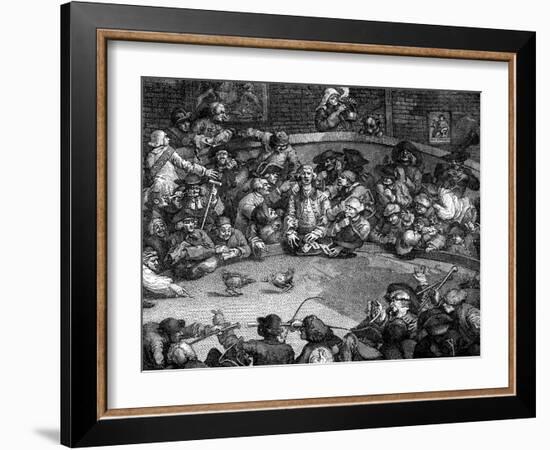 The Cock-Pit, 1759-William Hogarth-Framed Giclee Print