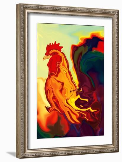 The Cock-Rabi Khan-Framed Art Print