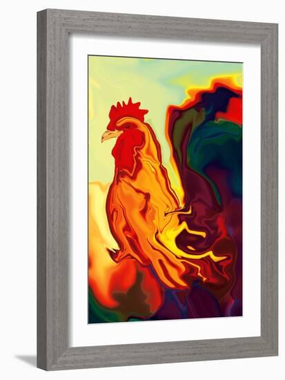 The Cock-Rabi Khan-Framed Art Print