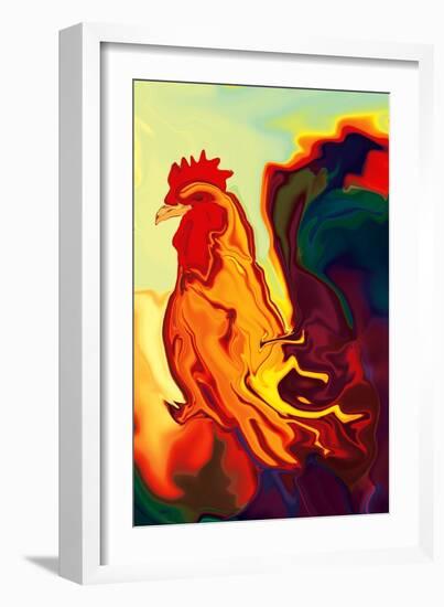 The Cock-Rabi Khan-Framed Art Print