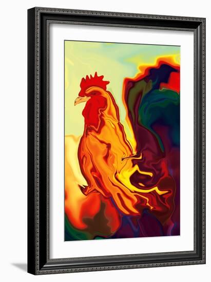 The Cock-Rabi Khan-Framed Art Print