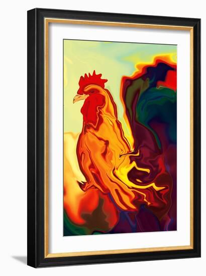 The Cock-Rabi Khan-Framed Art Print