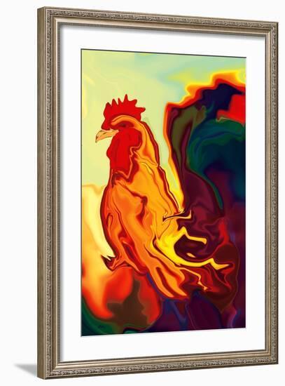 The Cock-Rabi Khan-Framed Art Print