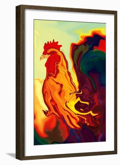 The Cock-Rabi Khan-Framed Art Print