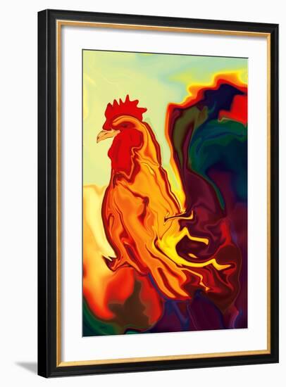 The Cock-Rabi Khan-Framed Art Print