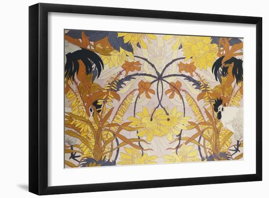 The Cockerel; Le Coq-Georges de Feure-Framed Giclee Print