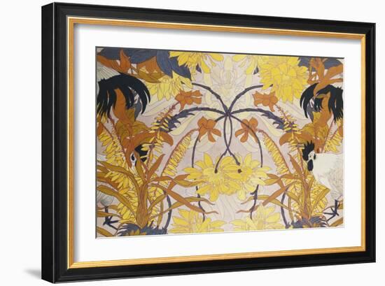 The Cockerel; Le Coq-Georges de Feure-Framed Giclee Print