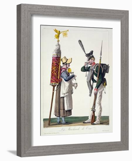 The Cocoa Seller-Antoine Charles Horace Vernet-Framed Giclee Print