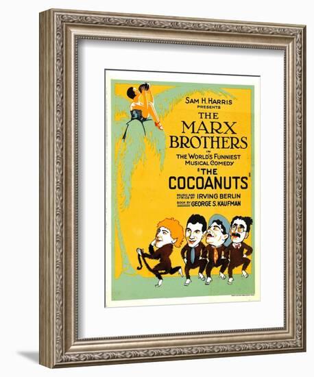 The Cocoanuts, the Marx Brothers, 1929-null-Framed Premium Giclee Print