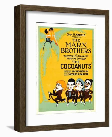 The Cocoanuts, the Marx Brothers, 1929-null-Framed Premium Giclee Print