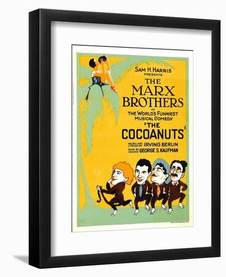 The Cocoanuts, the Marx Brothers, 1929-null-Framed Premium Giclee Print